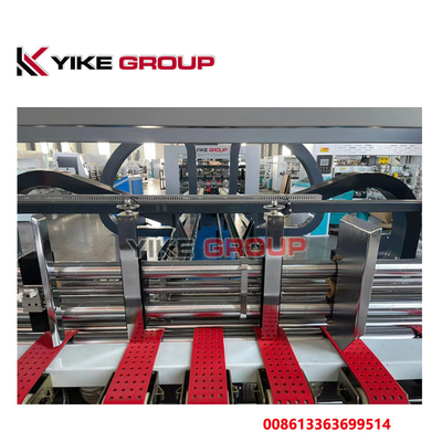 গরম বিক্রয় YIKE গ্রুপ 1400x2800mm corrugated কার্টন বক্স অটো ফোল্ডার আঠালো মেশিন