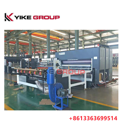 YK-1426 চেইন টাইপ ফ্লেক্সো প্রিন্টার স্লটার মেশিন কার্টন বক্স প্রিন্টিং মেশিন