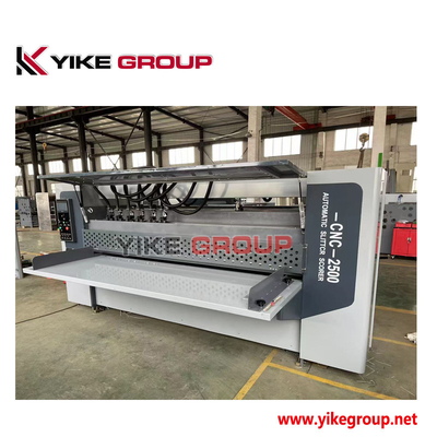 YIKE GROUP 2750MM সিএনসি সার্ভো মোটর পিএলসি নিয়ন্ত্রণ স্বয়ংক্রিয় পরিবর্তন আদেশ সঙ্গে পাতলা ব্লেড Slitter স্কোরার মেশিন