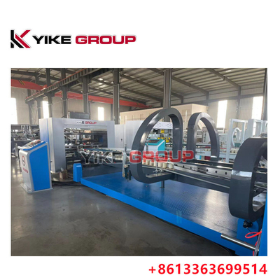 YK-1228 কারখানার সরাসরি গতি 150-200 পিসি / মিনিট সম্পূর্ণ স্বয়ংক্রিয় কার্টন বক্স ফোল্ডার আঠালো মেশিন