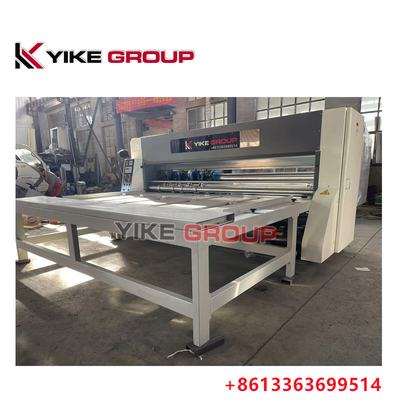 YK-1424 প্রকার চেইন খাওয়ানো ঢেউতোলা কার্টন ফ্লেক্সো প্রিন্টার Slotter মরা কর্তনকারী মেশিন