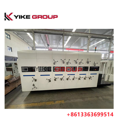 YK-1424 হাই স্পিড ফ্লেক্সো প্রিন্টার স্লটার ডাই কাটার মেশিন কার্টন বক্স তৈরি