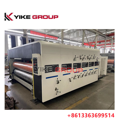 YK-1424 হাই স্পিড ফ্লেক্সো প্রিন্টার স্লটার ডাই কাটার মেশিন কার্টন বক্স তৈরি