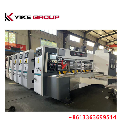 YK-1426 লিড এজ ফ্লেক্সো প্রিন্টার স্লটার ডাই কাটার মেশিন কার্টন বক্স তৈরির জন্য