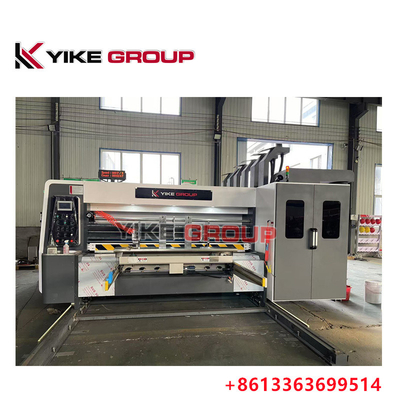 YK-1426 লিড এজ ফ্লেক্সো প্রিন্টার স্লটার ডাই কাটার মেশিন কার্টন বক্স তৈরির জন্য