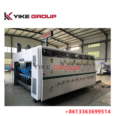 YK-1426 লিড এজ ফ্লেক্সো প্রিন্টার স্লটার ডাই কাটার মেশিন কার্টন বক্স তৈরির জন্য
