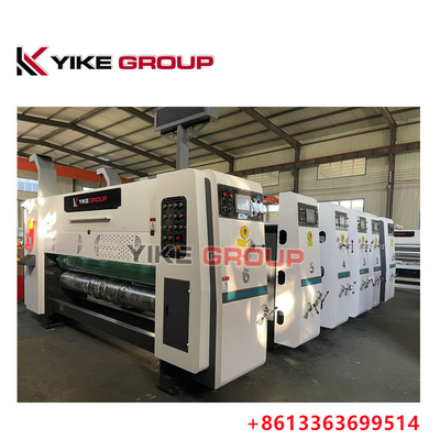 YIKE GROUP 1200X2400MM ফ্লেক্সো প্রিন্টার কার্টন বক্স তৈরির জন্য স্লটার মেশিন