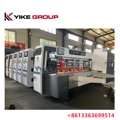 YIKE GROUP 1200X2400MM ফ্লেক্সো প্রিন্টার কার্টন বক্স তৈরির জন্য স্লটার মেশিন