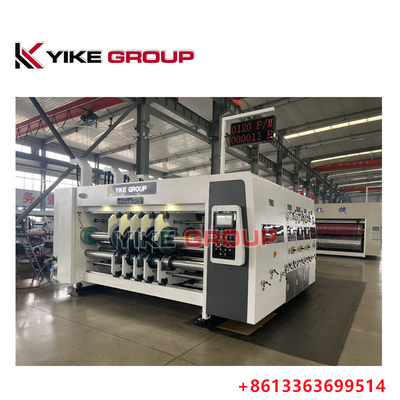 YIKE GROUP ফ্লেক্সো প্রিন্টার স্লটার ডাই কাটার স্ট্যাকার মেশিন বিভিন্ন ধরণের বাক্স তৈরির জন্য