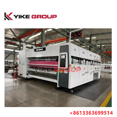 মেশিনের সর্বোচ্চ গতি 15000pcs/H বিভিন্ন কার্টন বক্স তৈরীর জন্য ফ্লেক্সো প্রিন্টিং স্লটিং মেশিন
