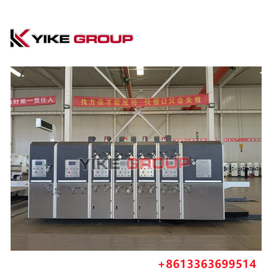 900x2200mm ফ্লেক্সো প্রিন্টার স্লটার মেশিন 150 পিসি / মিনিট কার্টন বক্স মুদ্রণ জন্য