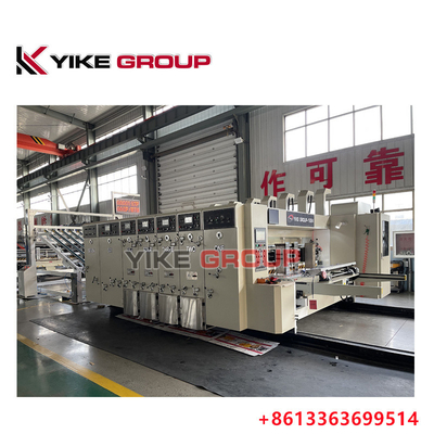 YIKE GROUP অটোমেটিক ফ্লেক্সো প্রিন্টার স্লটার ডাই কাটার মেশিন 200pcs/min