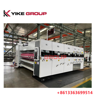 YIKE GROUP অটোমেটিক ফ্লেক্সো প্রিন্টার স্লটার ডাই কাটার মেশিন 200pcs/min
