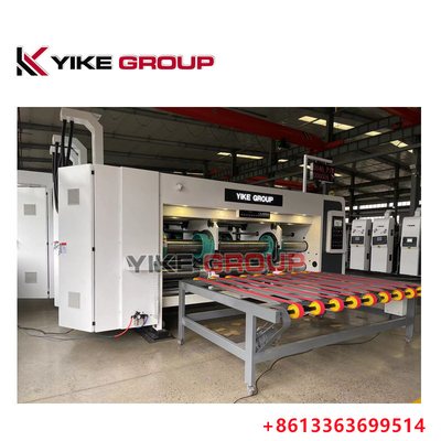 YIKE GROUP অটোমেটিক ফ্লেক্সো প্রিন্টার স্লটার ডাই কাটার মেশিন 200pcs/min