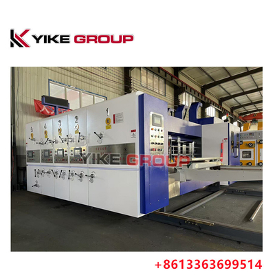 YK-1224 শীর্ষ গতির ফ্লেক্সো 3 রঙিন প্রিন্টার কার্টন বক্সের জন্য স্লটার মেশিন YIKE গ্রুপ থেকে তৈরি