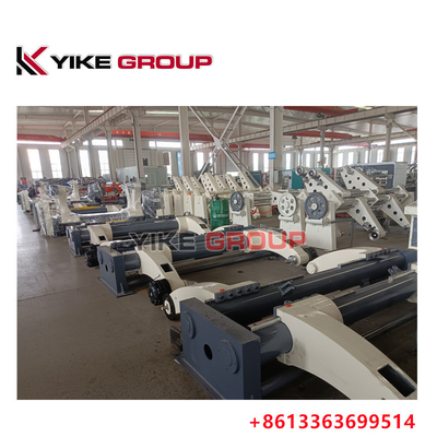 YK-1600 ZJ-V5B হাইড্রোলিক শ্যাফটলেস মিল রোল স্ট্যান্ড ফর কর্গুয়েটেড কার্ডবোর্ড কার্টন লাইন