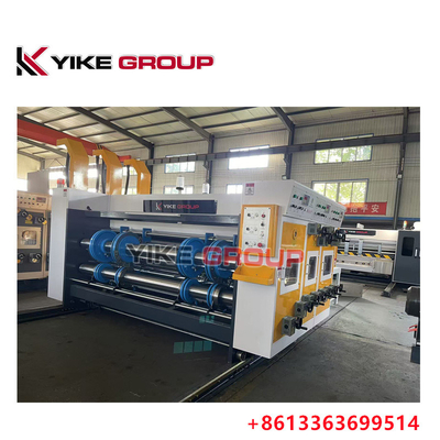 চেইন টাইপ YK-1226 কর্গ্রেটেড কার্টন বক্স ফ্লেক্সো প্রিন্টার স্লটার ডাই কাটার মেশিন